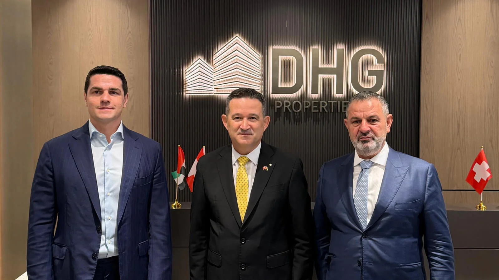 Swiss Ambassador to the UAE Visits DHG Properties in Dubai