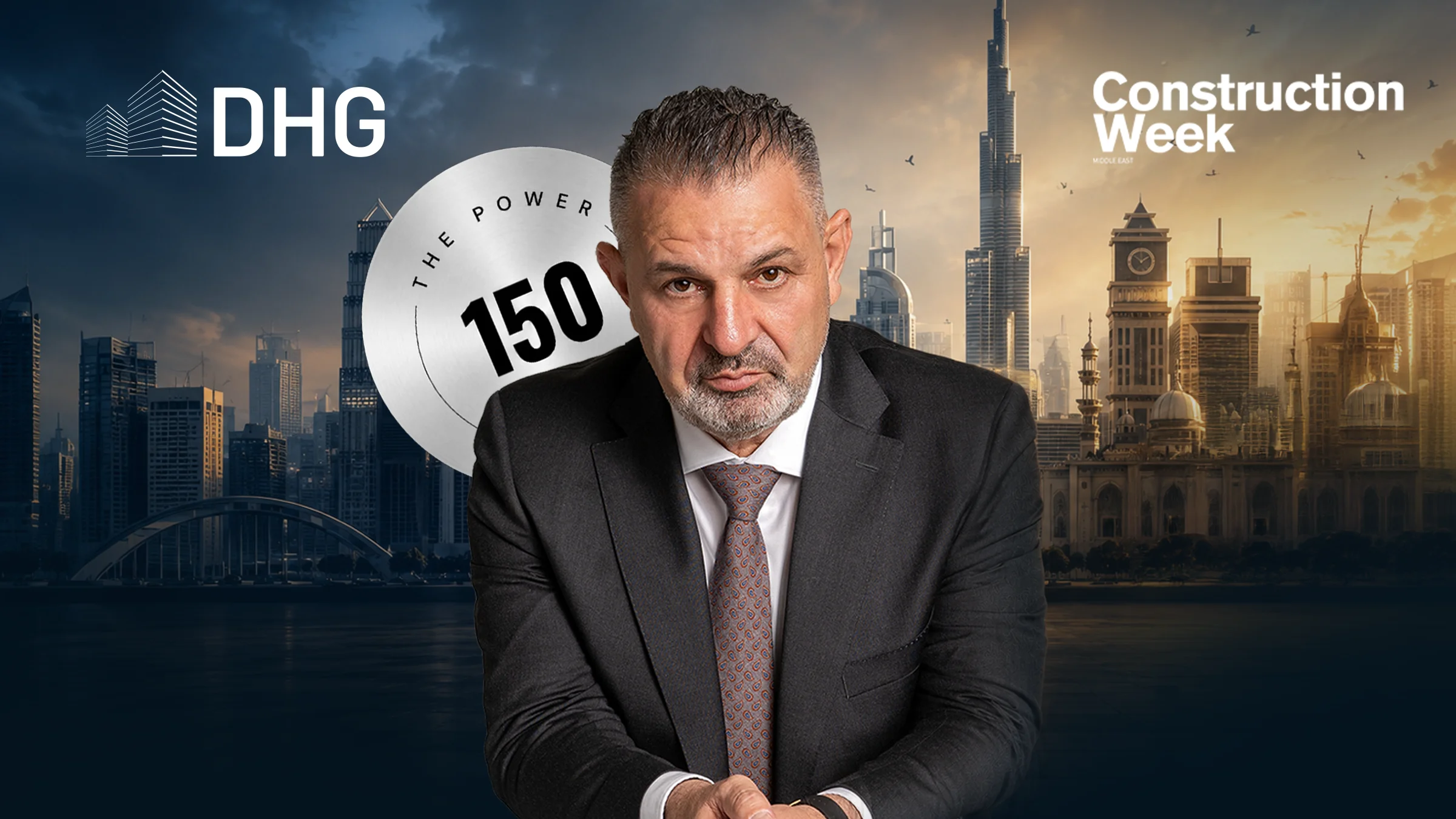 Blagoje Antic wurde in die Power 150-Liste der Branchenführer von Construction Week Middle East aufgenommen